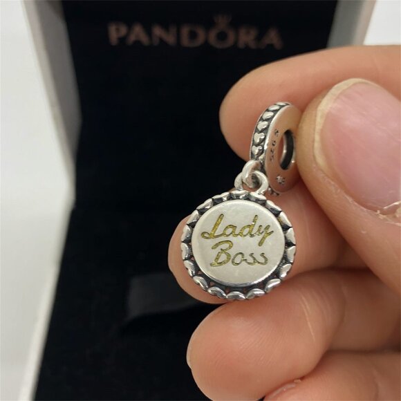 ✨🔥Pandora Lady Boss Charm 925 Sterling Silver jewelry - Picture 1 of 6